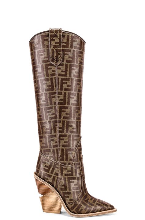 fendi boots for sale|fendi plaid cowboy boots.